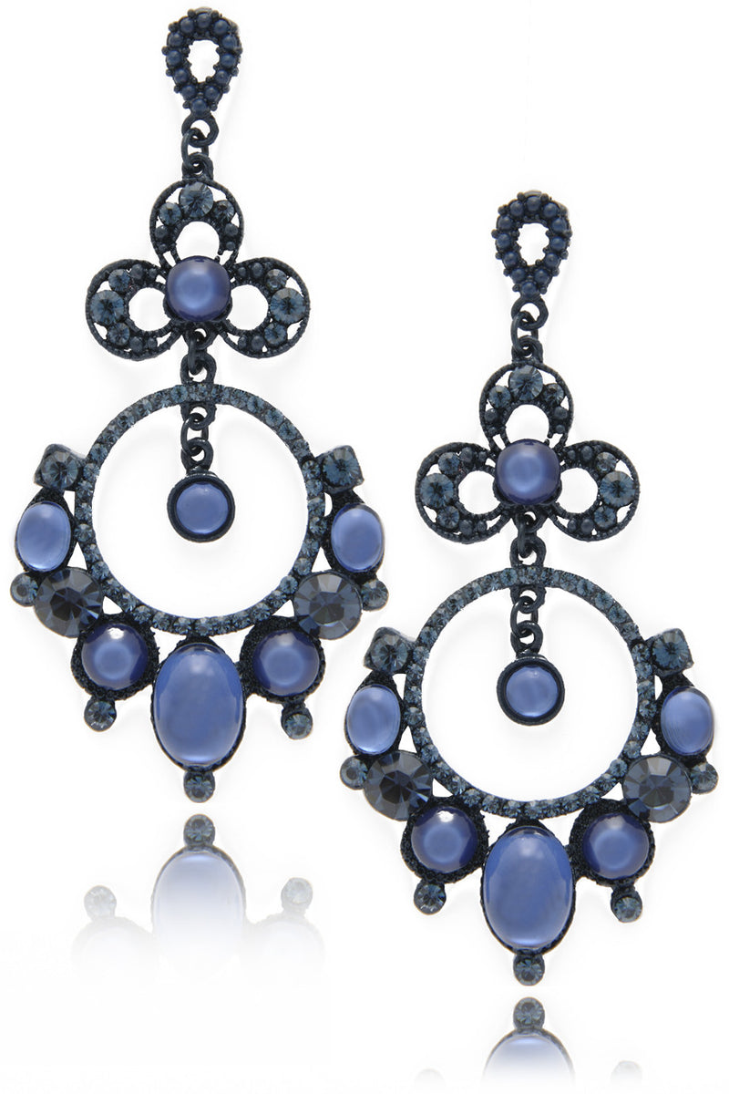 Deep Blue on Silver - Druzy Stud Earrings - Hypoallergenic Posts – Jenna  Scifres Handmade Jewelry